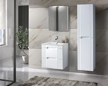 Szafka pod umywalkę FIJI WHITE 82 60cm biała