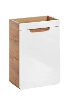Szafka pod umywalkę ARUBA 826 40 cm biała/dąb