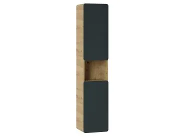 Szafka łazienkowa ARUBA COSMOS 800 35 cm grafit/dąb