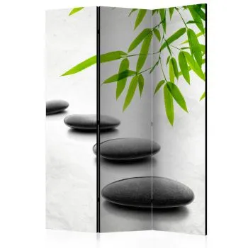 Parawan jednostronny Orient 135x172 cm 3-częściowy biały