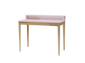 Biurko ASHME 110x56 różowe