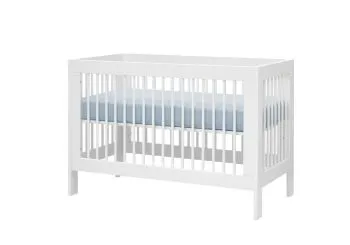 Łóżeczko dziecięce BASIC 120x60 białe