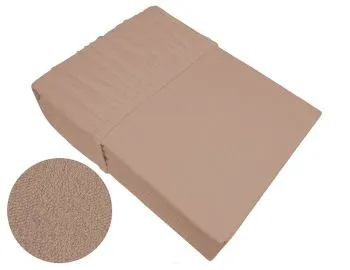 Prześcieradło z gumką frotte Bielbaw 180x200 beżowe 175 g/m2 Premium