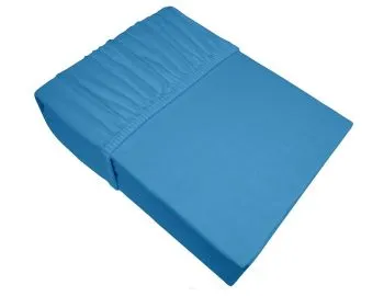 Prześcieradło z gumką Jersey Bielbaw 120x200 błękitne 160 g/m2 Premium