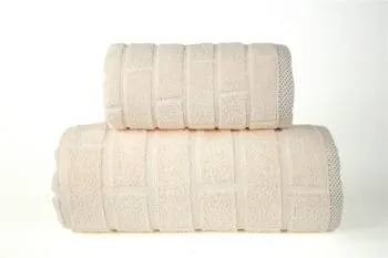 Ręcznik Greno Brick 70X140 kremowy 500g/m2 Premium