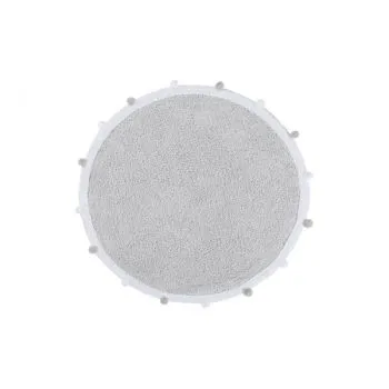 Dywan dziecięcy BUBBLY LIGHT GREY 120x120 szary