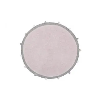 Dywan dziecięcy BUBBLY SOFT PINK 120x120 różowy