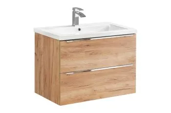 Szafka pod umywalkę CAPRI 821 80 cm dąb