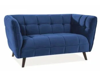 Sofa CASTELLO VELVET 2 granatowa