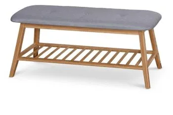 Stojak na buty ST-15 szary/naturalny