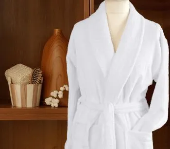 Szlafrok bawełniany CORTINA Frotex XL biały Premium