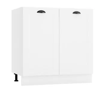 Szafka pod zlew 80 ADELE D80ZL biała mat