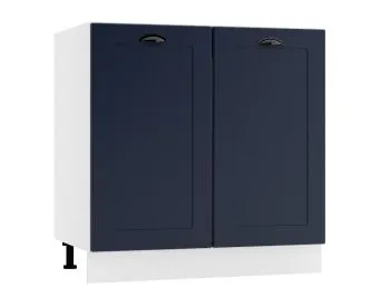 Szafka pod zlew 80 ADELE D80ZL granatowa mat