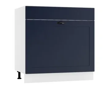 Szafka pod zlew 80 ADELE D80ZL S/1 granatowa mat