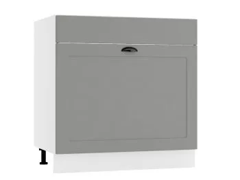 Szafka pod zlew 80 ADELE D80ZL S/1 szara mat
