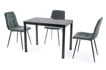 Stół DAMAR 80x60 czarny