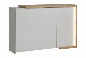 Komoda DASAR 150 3D kaszmir/dąb grand naturalny