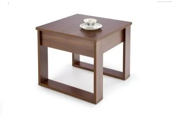 Ława NEA KWADRAT 60x60 ciemny orzech