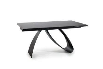 Stół rozkładany DIUNA CERAMIC 160(240)x90 czarny sahara noir