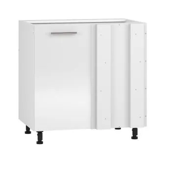Szafka kuchenna narożna 100(80) VENTO DN-100/82 biały połysk