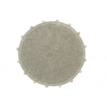 Dywan dziecięcy BUBBLY OLIVE NATURAL 120x120 oliwkowy