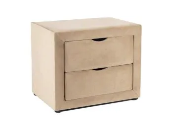Szafka nocna ET-002 VELVET beżowa