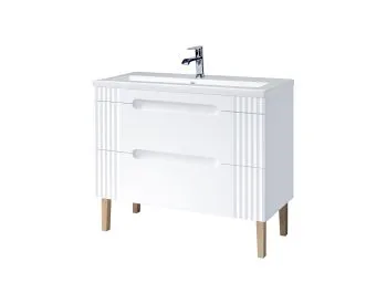 Szafka pod umywalkę FIJI WHITE 82 100cm biała
