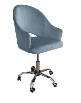 Fotel JENISEJ BL VELVET szary
