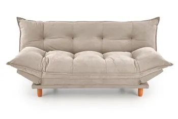 Sofa rozkładana z funkcją spania PILLOW beżowa