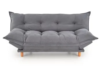 Sofa rozkładana z funkcją spania PILLOW szara