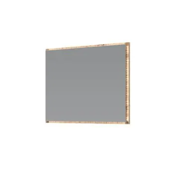 Lustro łazienkowe AVIOLA 80cm dąb artisan z oświetleniem LED