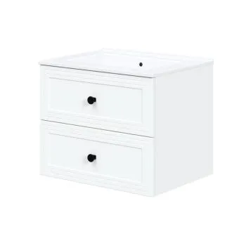 Szafka pod umywalkę TORETO 2S 60cm biały mat