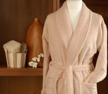 Szlafrok bawełniany CORTINA Frotex L beżowy Premium