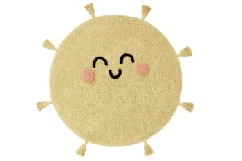 Dywan dziecięcy YOU'RE MY SUNSHINE 100x100 żółty