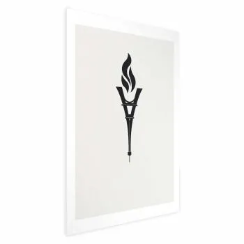 Plakat Znicz olimpijski 29,7x42 cm bez ramy z marginesem