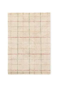 Dywan dziecięcy FOLK KRATKA 140x200 cm beżowy/kolorowy