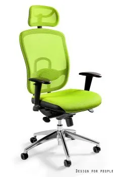 Fotel biurowy VIP zielony