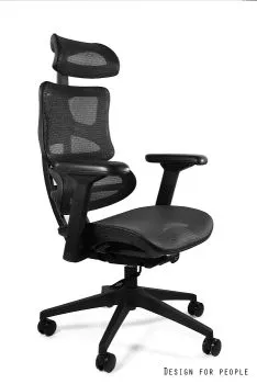 Fotel biurowy ERGOTECH czarny