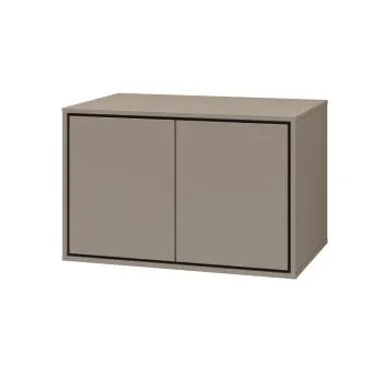 Szafka pod umywalkę nablatową GAJA 2D 78cm congo/czarna