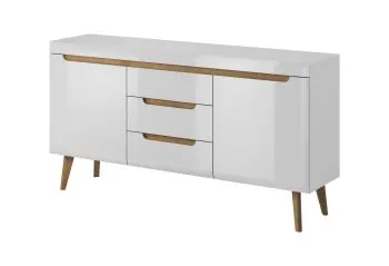 Komoda EBBI 160 biały połysk