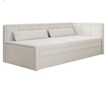 Sofa rozkładana z funkcją spania FULGEO kremowa prawa