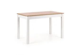 Stół KSAWERY 120x68 dąb sonoma/biały