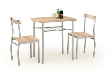 Zestaw LANCE stół + 2 krzesła dąb sonoma
