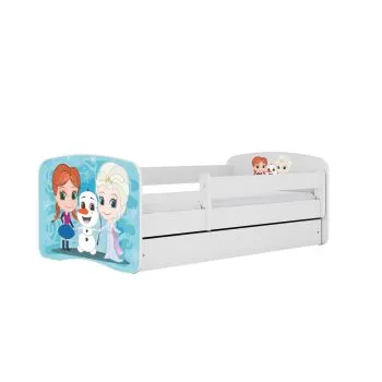 Łóżko dziecięce BABY DREAMS 180x80 kraina lodu
