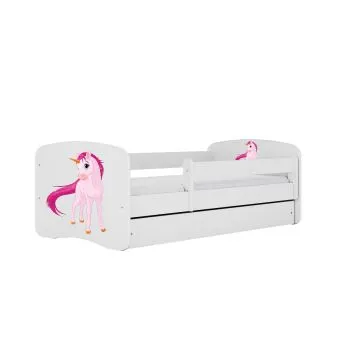 Łóżko dziecięce BABY DREAMS 180x80 jednorożec