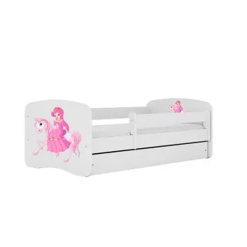 Łóżko dziecięce BABY DREAMS 140x70 księżniczka na koniu