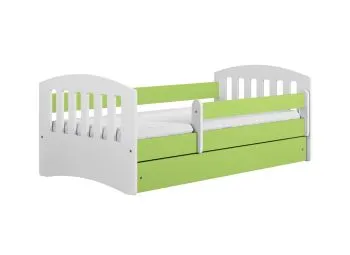 Łóżko dziecięce CLASSIC 1 140x80 zielone