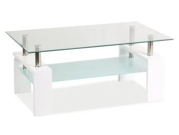 Ława LISA BASIC II 100x60 biały połysk
