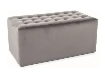 Pufa LORI 2 VELVET szara