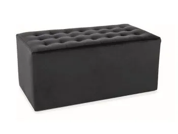 Pufa LORI 2 VELVET czarna